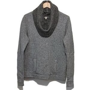 J.Crew Gray Wool Cowl Neck Pullover Sweater Casual Fall Winter Long Sleeve M